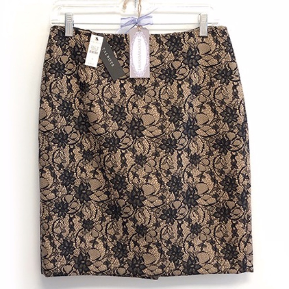 Talbots | NWT Lace Pencil Skirt